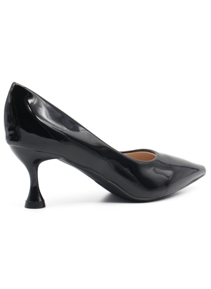 SD.Felano Women’s Classic Pointed Toe Dress Pumps – Closed-Toe Patent Leather High Heels with Mid Stiletto Heel for Office, Formal Events, and Evening Wear - Image 2