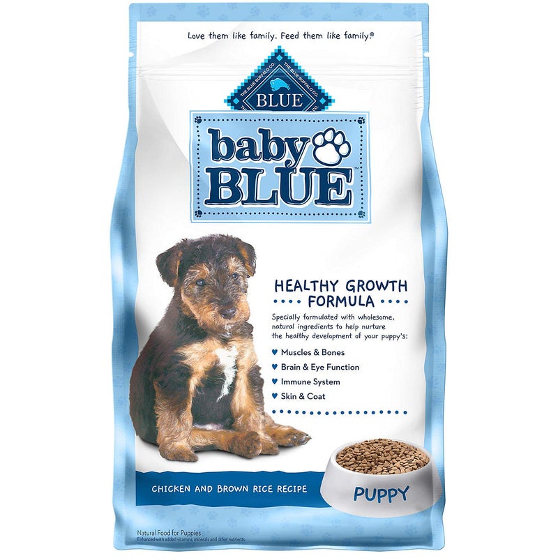 Blue Buffalo Baby Blue Natural Dry Food for Puppies, Healthy Growth Formula with DHA, Savory Chicken Recipe, 4-lb Bag - Image 4