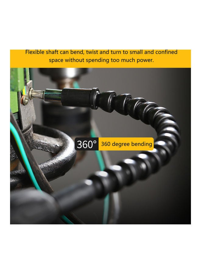 نيبمينينت لقمة مثقاب بعمود مرن. أسود/فضي - Image 4