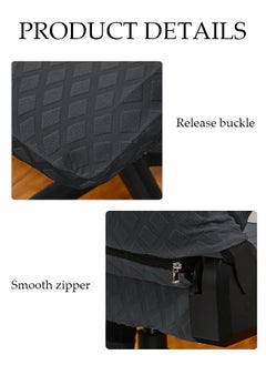 DUNISO Gaming Chair Covers Stretch Washable Computer Chair Slipcovers Ergonomic Gaming Chair Stretch Protector Slipcover with Armrests Cover for Armchair, Swivel Chair, Gaming Chair,Computer boss Chair  - Image 3