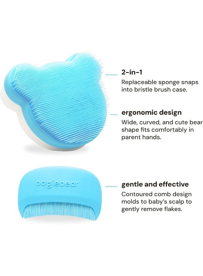 oogiebear Cradle Cap Brush Kit for Babies - Image 3
