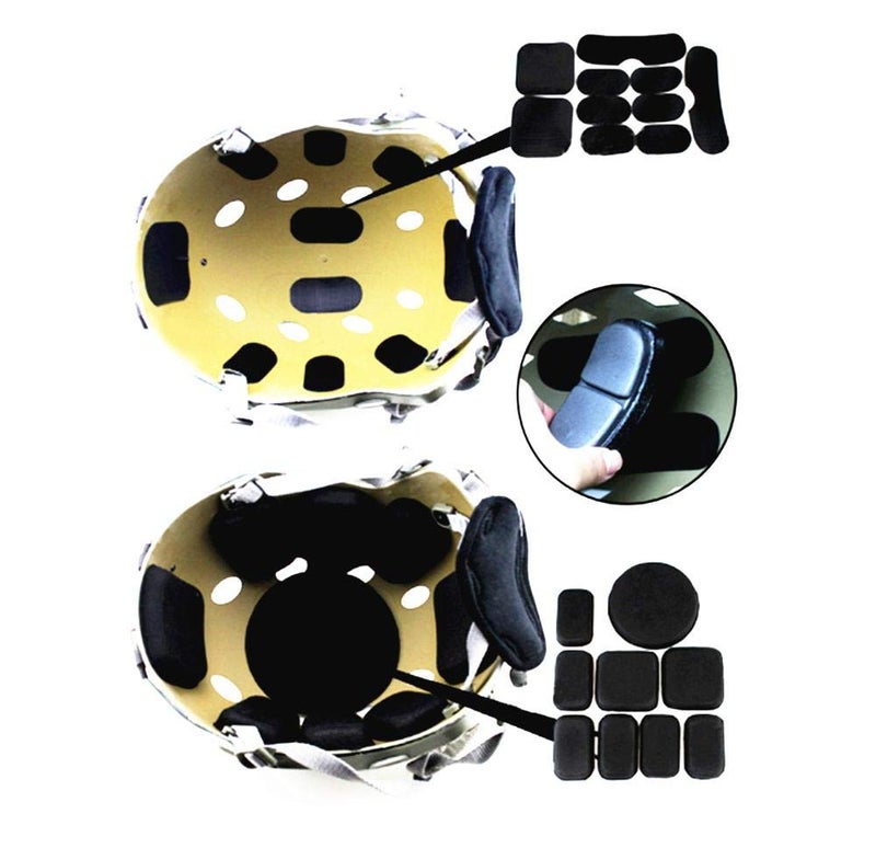 MTGHYARE Universal Airsoft Motorcycle Helmet Foam Pads Padding Replacement Kits Set Mats for Fast Mich ACH USMC PASGT Helmet Accessories - Image 5