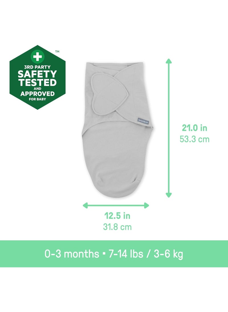 سوادل مي قماط سمر إنفانت القابل للتعديل لجميع الفصول | 2 في 1 TOG (1.0 و2.5) للتحكم في درجة الحرارة | تصميم صحي للوركين على ثلاث مراحل للأطفال حديثي الولادة من عمر 0 ​​إلى 3 أشهر - Image 4
