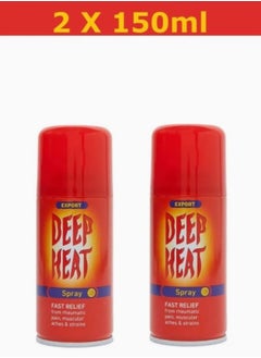 DEEP HEAT Pack Of 2 Fast Relief Spray  - Image 1