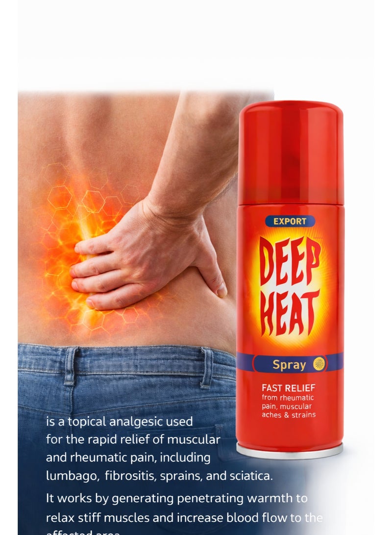 DEEP HEAT Pack Of 2 Fast Relief Spray - Image 2