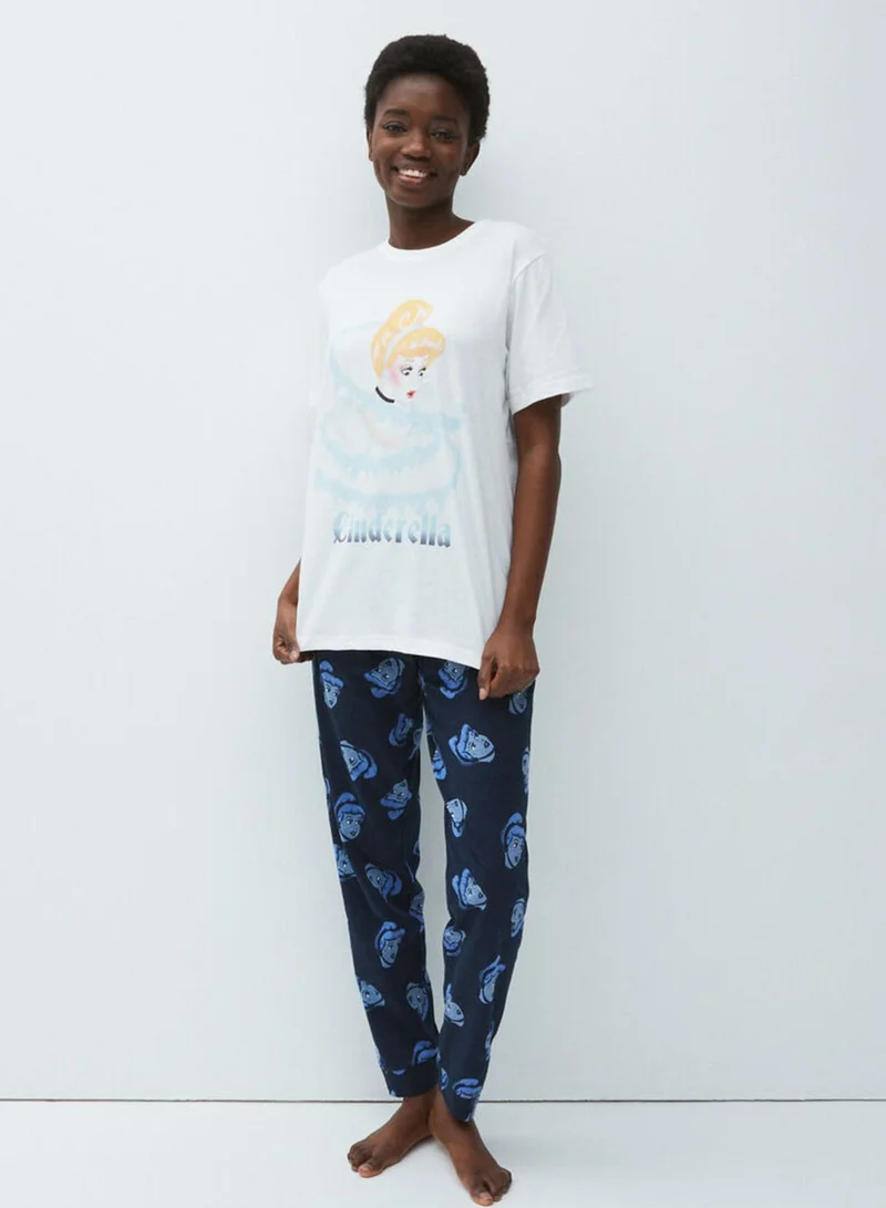 UNDIZ Cinderella Print T-Shirt