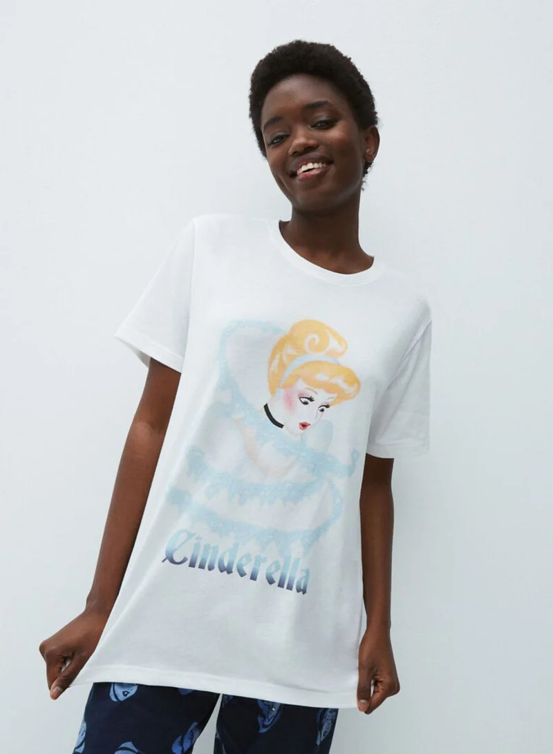 UNDIZ Cinderella Print T-Shirt