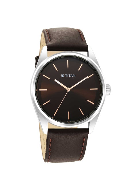 Analog Brown Dial Men's Watch-NP1866SL02/NP1866SL02