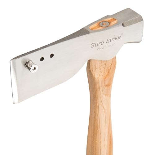 ESTWING Shingler's Hammer - 20 oz Roofer's Tool with Milled Face & Hickory Wood Handle - MRWS - Image 3