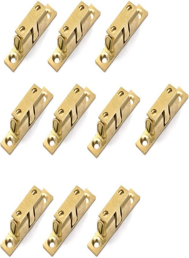 Teclican 35mm Furniture Cabinet Door Brass Dual Ball Roller Catch Latch Pack of - (5) - Image 4