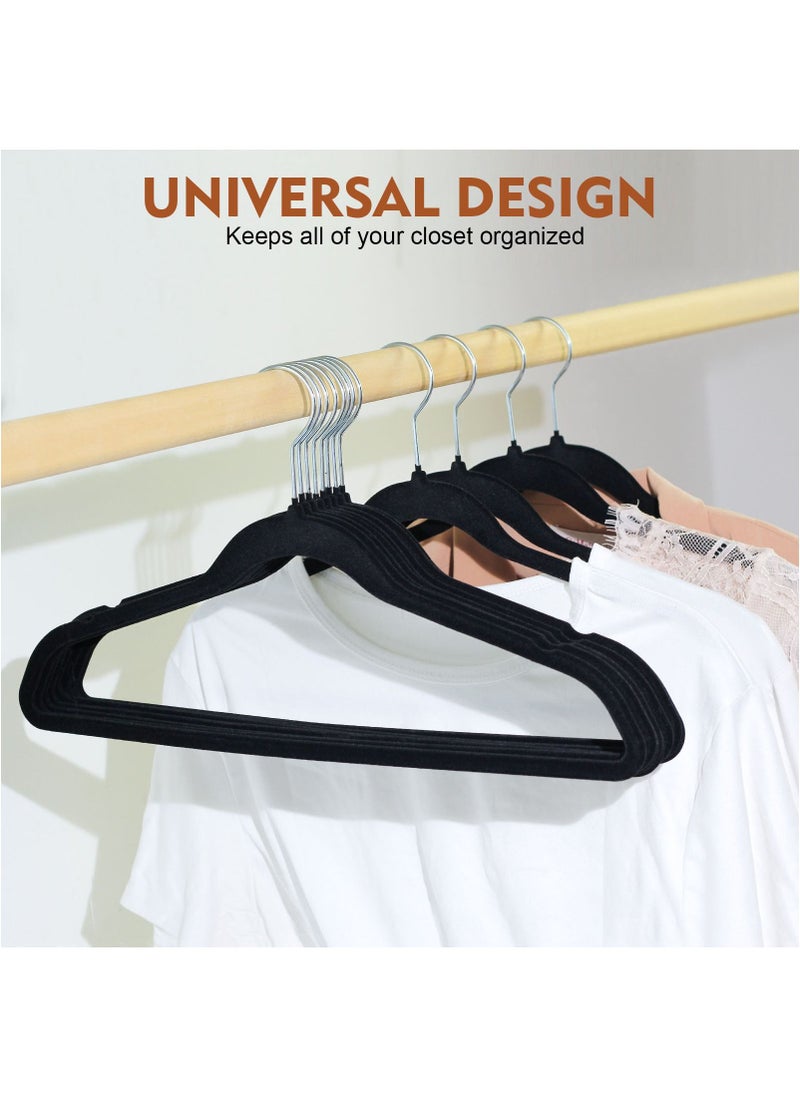 SKY-TOUCH - 20 Pieces Non Slip Clothes Velvet Hanger Heavy Duty - Image 1