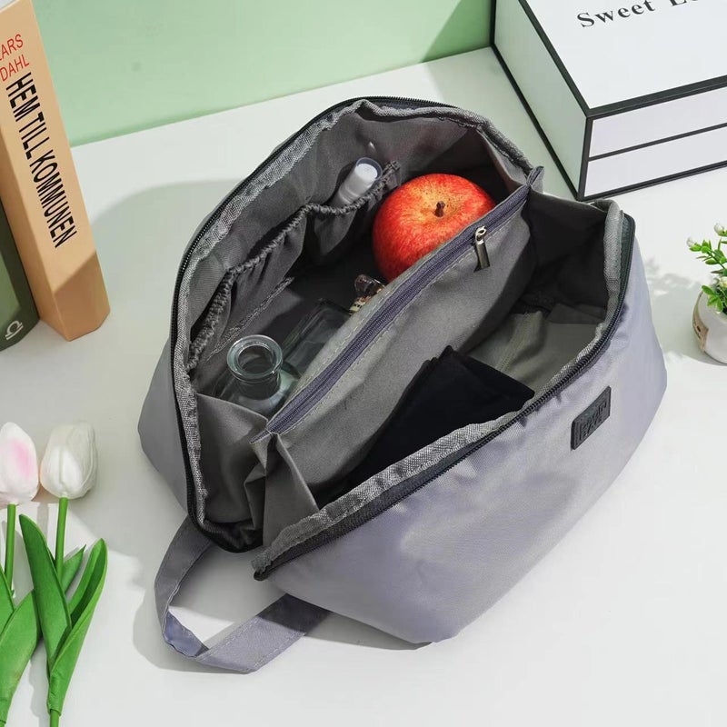 Portable Travel Bra Storage Bag Underpants Organizer Briefcase Trips Business Travel Suitcase Checked Baggage Compartmentalized Gray underwear storage bag 