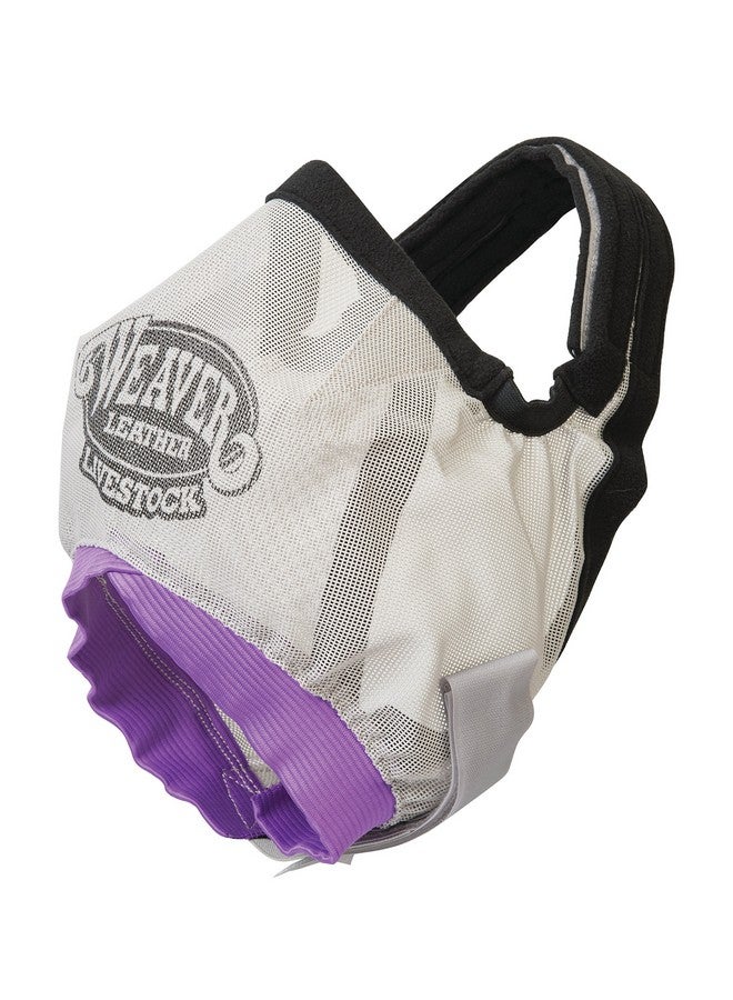 Weaver Leather Livestock Cattle Fly Mask , Gray/Purple - Image 1