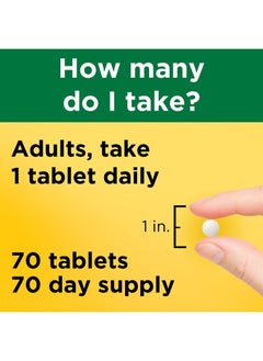 Nature Made Super Vitamin D Immune Complex, Vitamin D3, Selenium, Copper and Zinc Supplements for Immune Support, 70 Tablets, 70 Day Supply  - Image 4