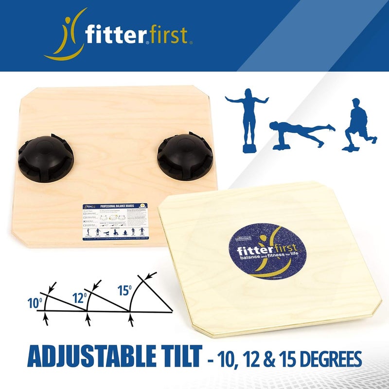 Fitterfirst Professional Rocker Board - 20 for Balance Training and Rehabilitation - Image 3