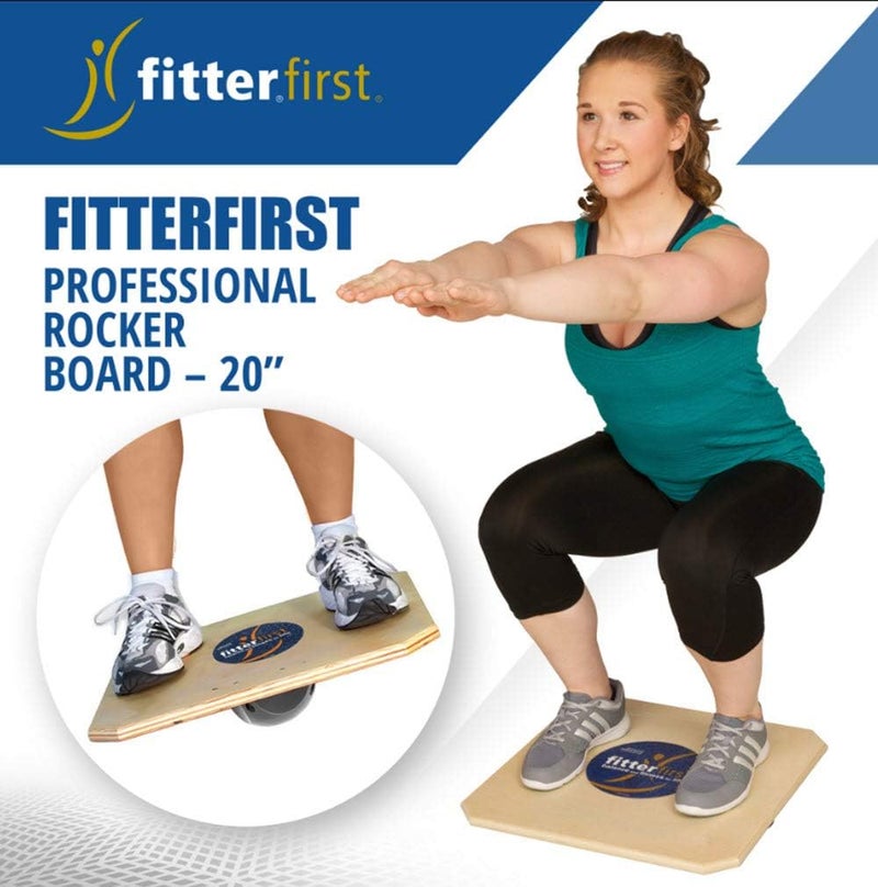 Fitterfirst Professional Rocker Board - 20 for Balance Training and Rehabilitation - Image 2