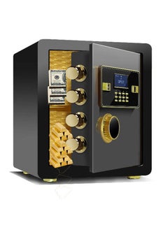 JoyousSto Fireproof Safe Box for Home Electronic Home Security Safe with Programmable Keypad Lock, Secure Documents Money Valuables LED Display Size 40x36x30cm Black  - Image 1