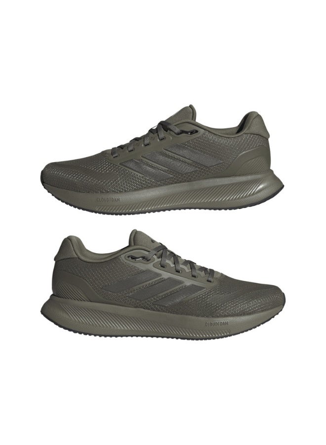Adidas Runfalcon 5 Green Running Shoes For Men 6.5 - Image 1