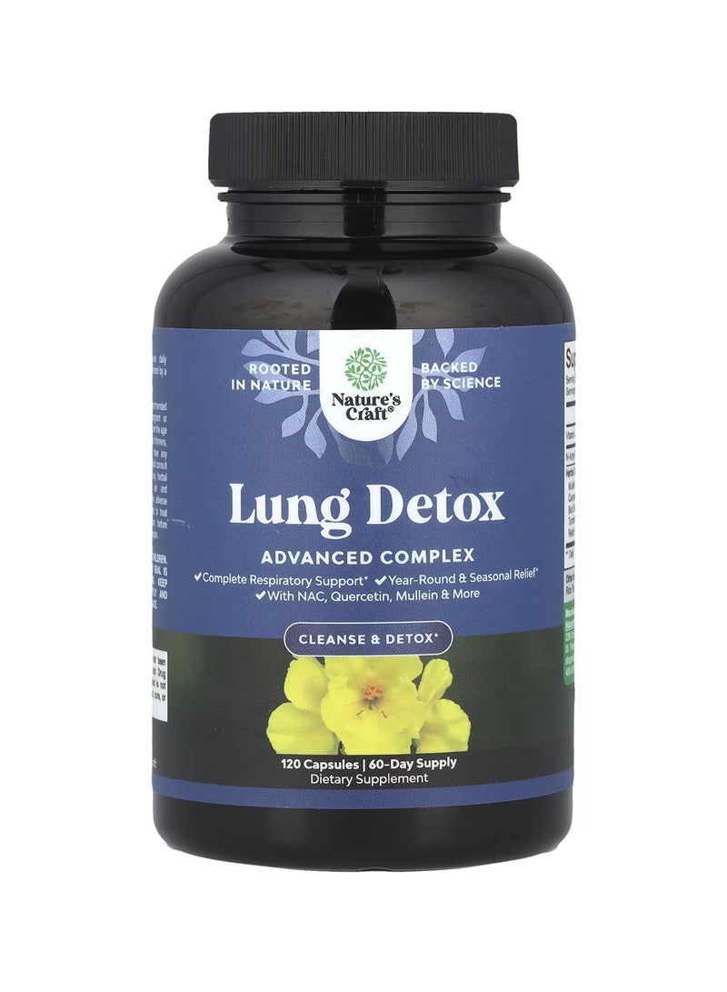 Nature's Craft Lung Detox, 120 Capsules