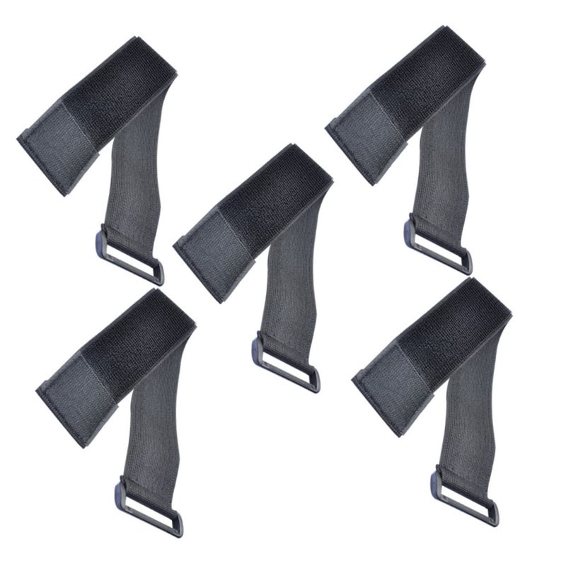 5 Pcs Heavy Duty Adhesive Tie Straps for Bundling Webbing Leg Belt Game Lace Up Strips - Image 2