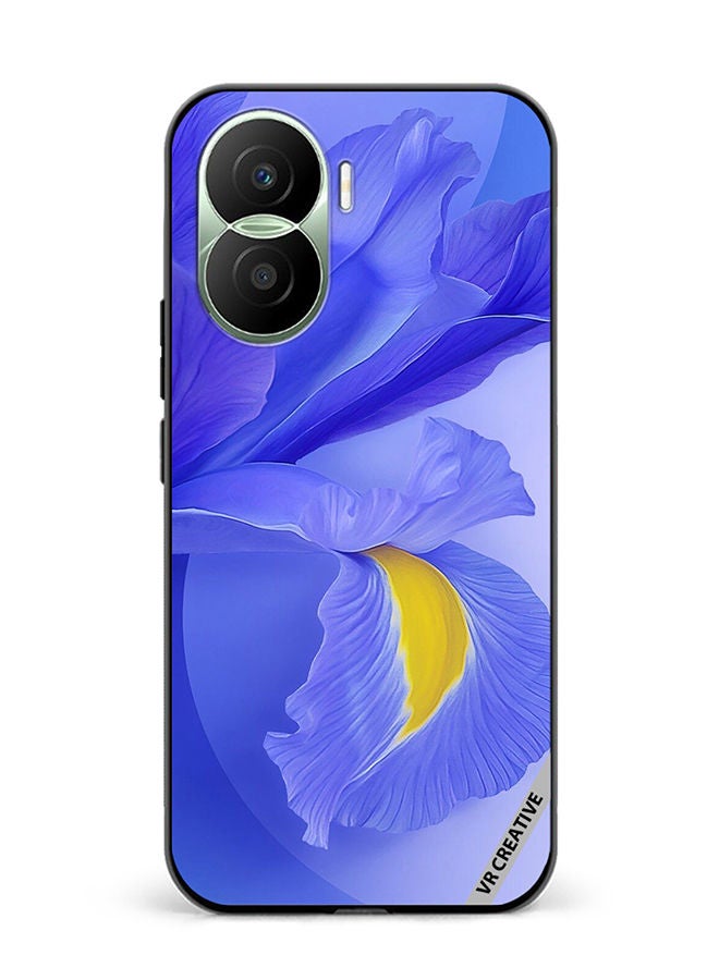 VR CREATIVE Protective Case Cover For Honor Play7T Pro Flower Design Multicolour - Image 1