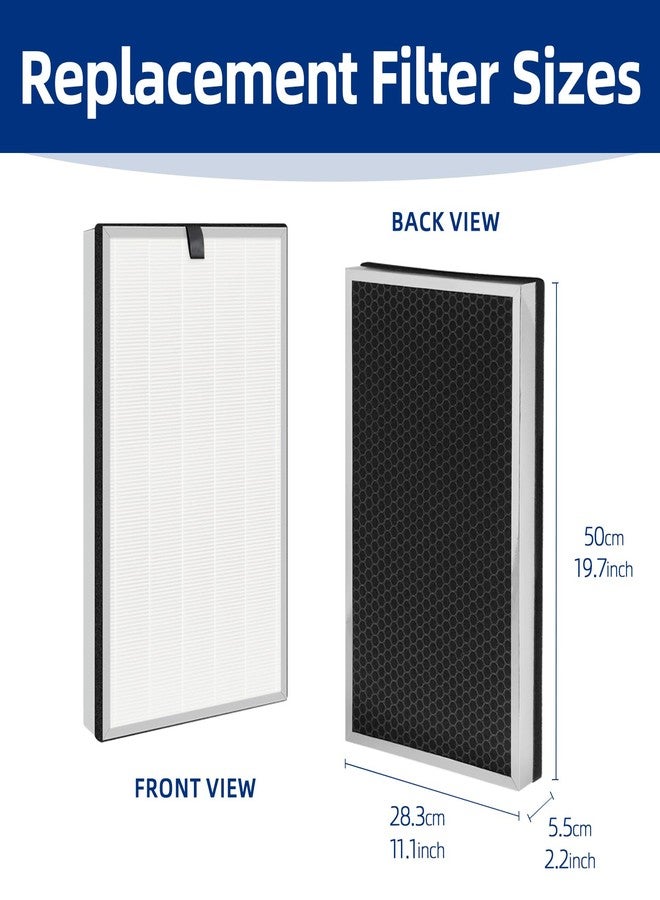 ADDFRESH 112 Air Purifier Replacement Filter: Compatible with MA Series 112 Air Purifier V2.0, 3 in 1 Pre-filter, Pleated Filter and Activated Carbon Filter, 2 Pack - Image 3
