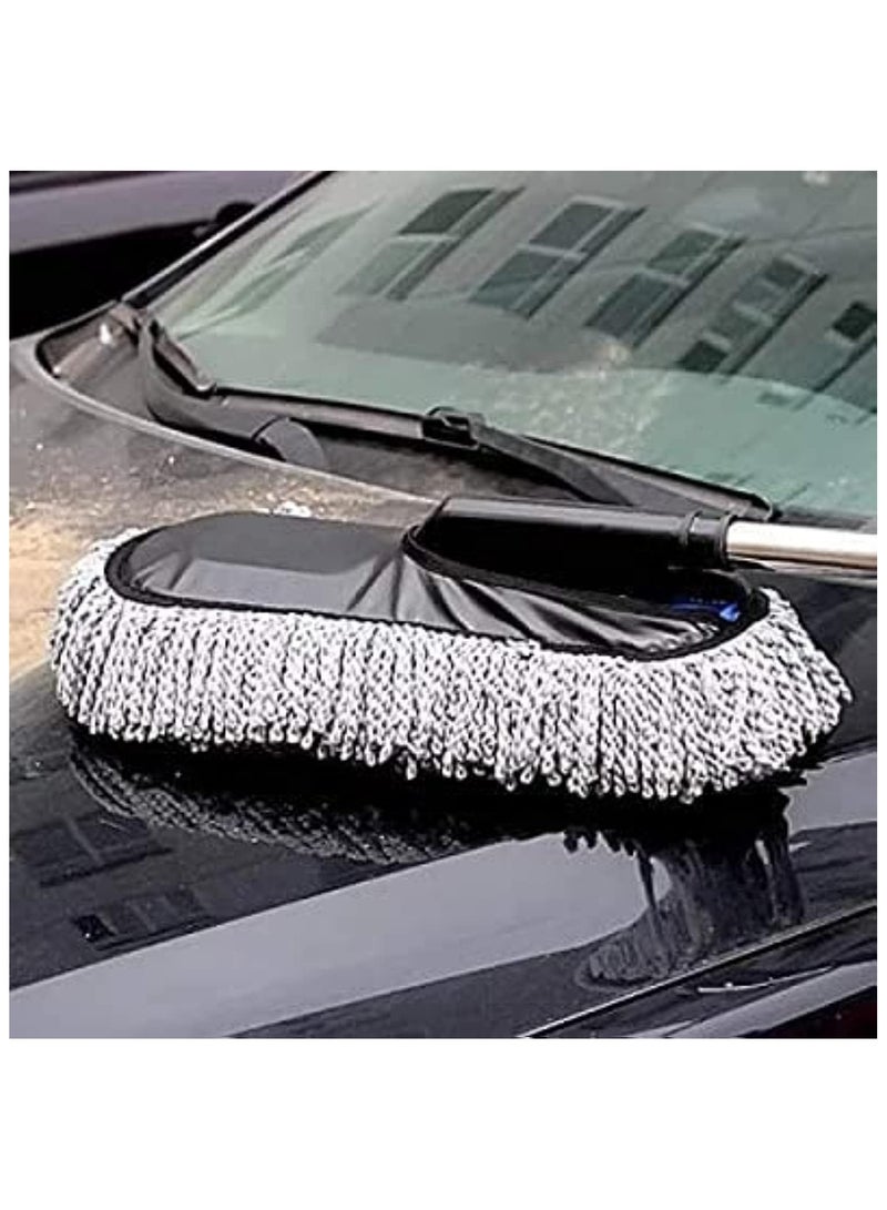 Soft Microfiber Duster Telescoping Car Window Clean - Image 3