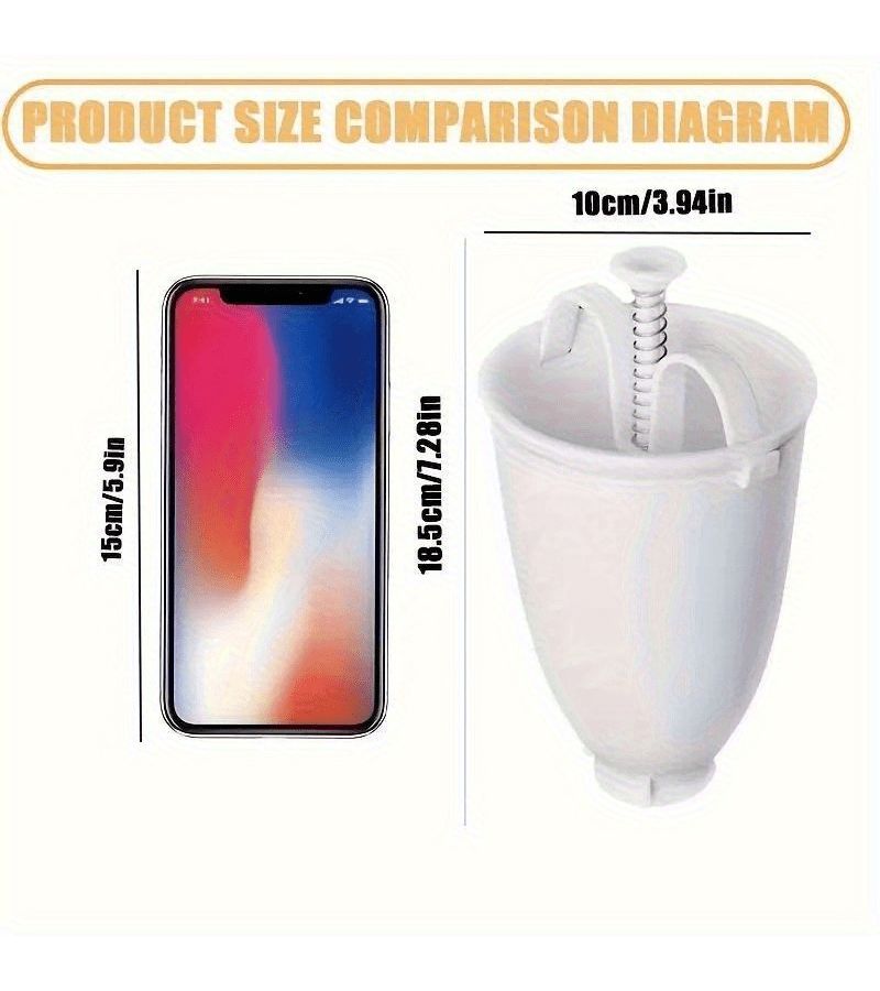 1pc White Donut Embossing Mold 7.28x3.94inch Baking Tool for Home Use Small Dining Car Maker DIY Dessert Baking - Image 3