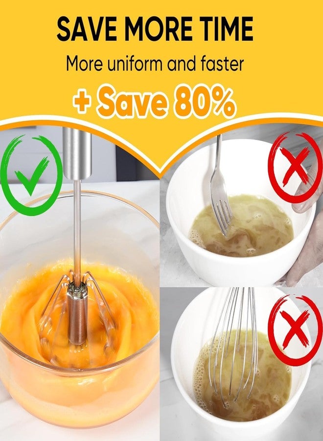 Feelon مضرب بيض فيلون، مضرب يدوي، خلاط شبه أوتوماتيكي للمزج والخفق والتقليب - Image 3
