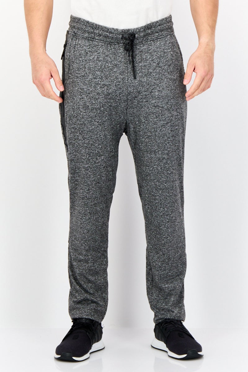 Rue 21 Men All Over Print Drawstring Jogger Pants, Grey - Image 1