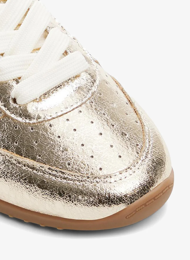 Call it Spring  Alexandraa Ladies Gold Low Top Sneaker for Women | Best Price UAE
