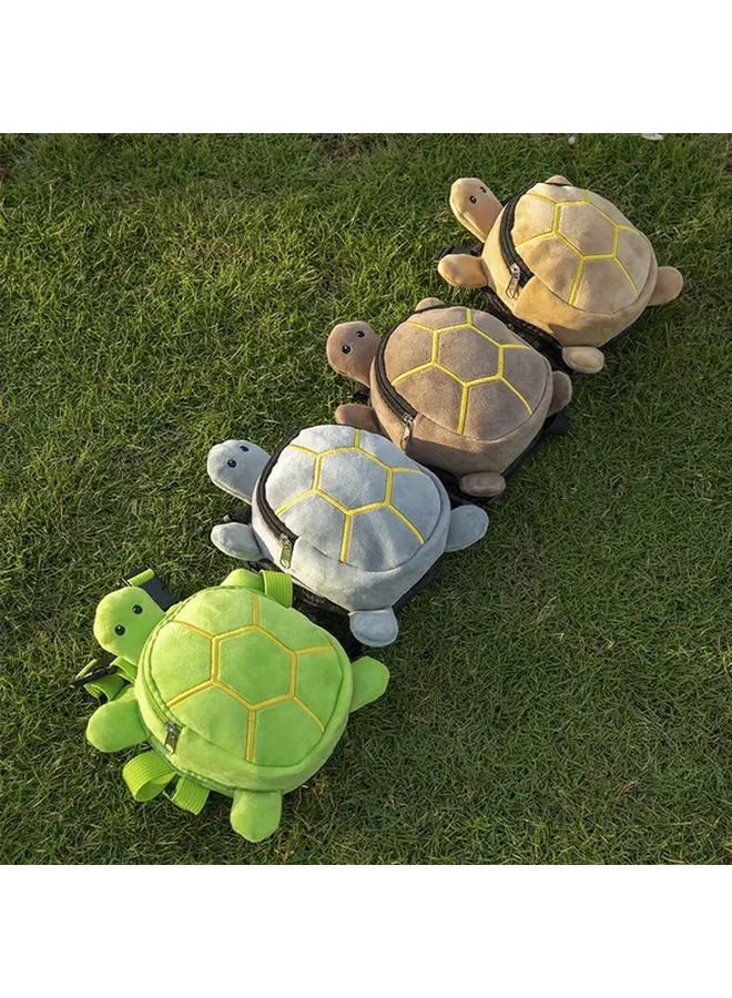 Grey Turtle Shaped Dog Backpack For Small Medium Pets With Harness Carrier - Image 3