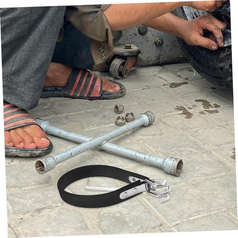 2Pcs Heavy Duty Auto Battery Carrier Strap with Handle for Safe Car Battery Lifting and Handling - Image 5