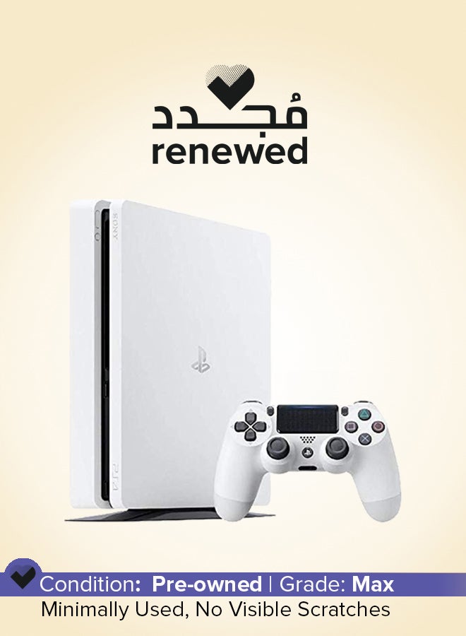 سوني متجدد - بلايستيشن 4 - 500 جيجا - سليم - ابيض - Image 1