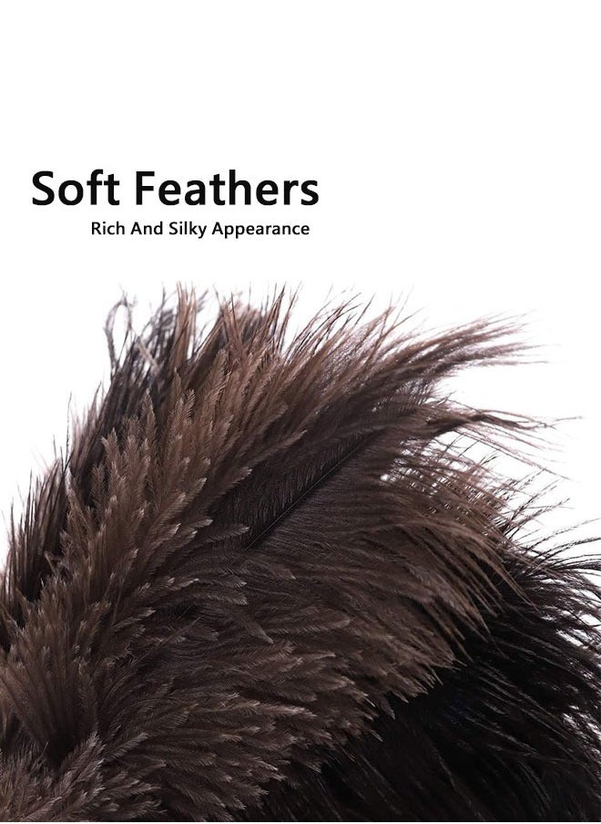 HAWAWA Feather Duster, 35cm Black Feathers with Wood Handle, Reusable and Washable Car Dusters, Eco-Friendly Cleaning Dusters for Home, Office and Kitchen  - Image 3