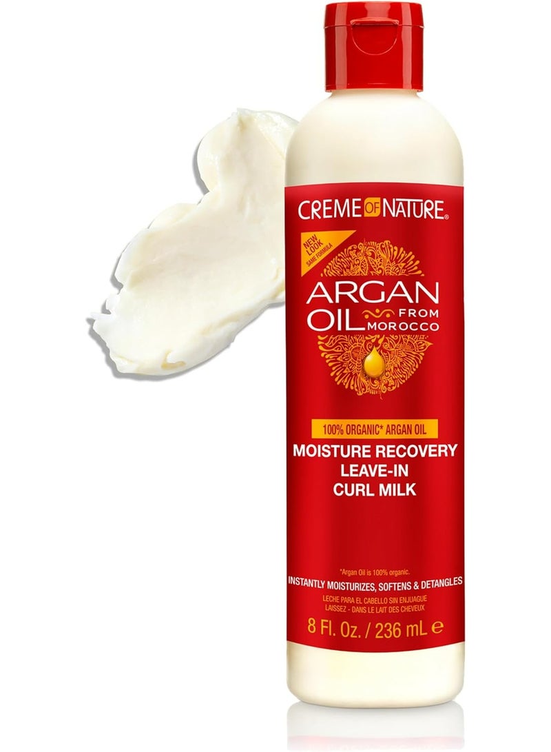 Creme of Nature Argan Oil Moisture Recovery Leave-In Curl Milk 236 ML