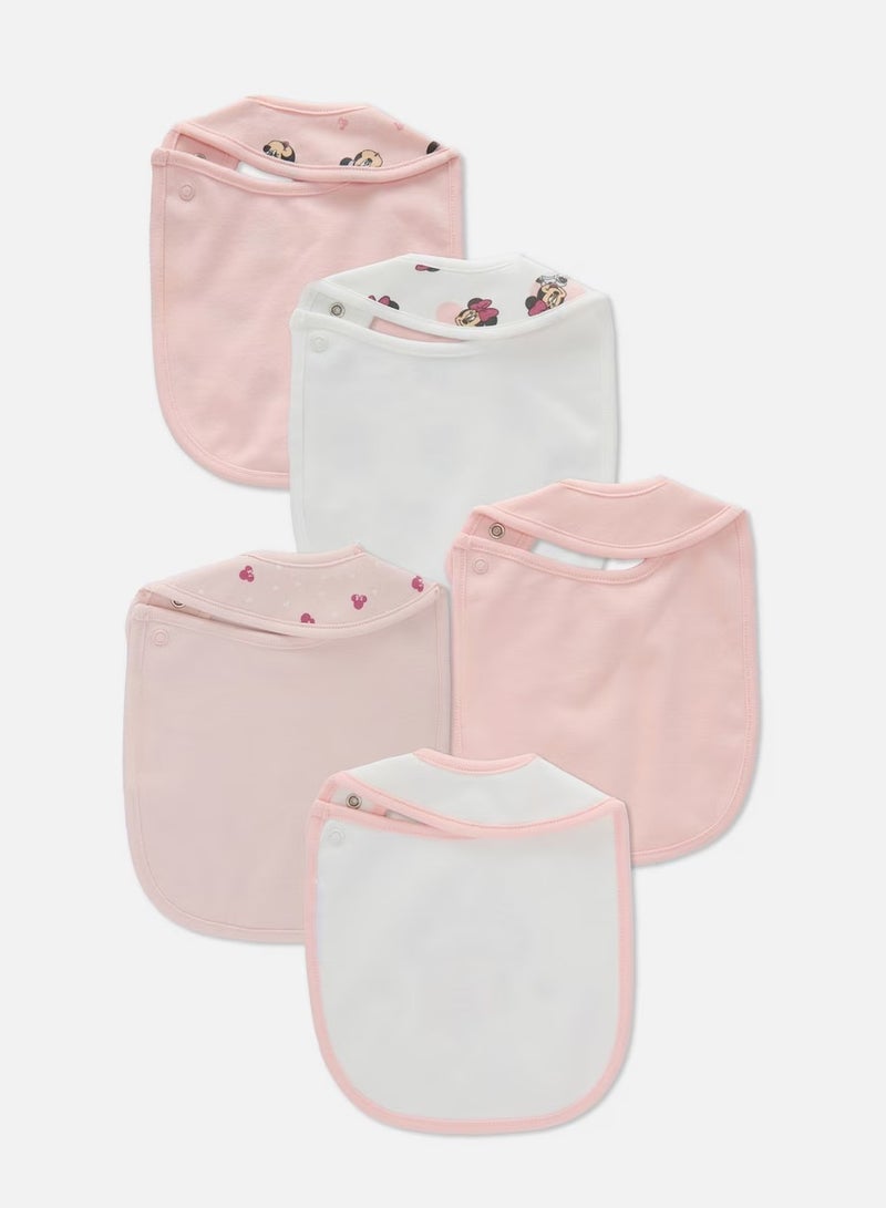 PRIMARK 5pk Disney’s Minnie Mouse Bibs - Image 2