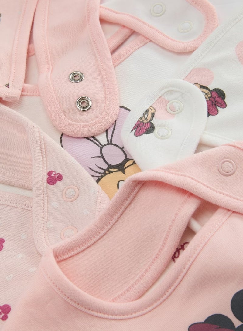 PRIMARK 5pk Disney’s Minnie Mouse Bibs - Image 3