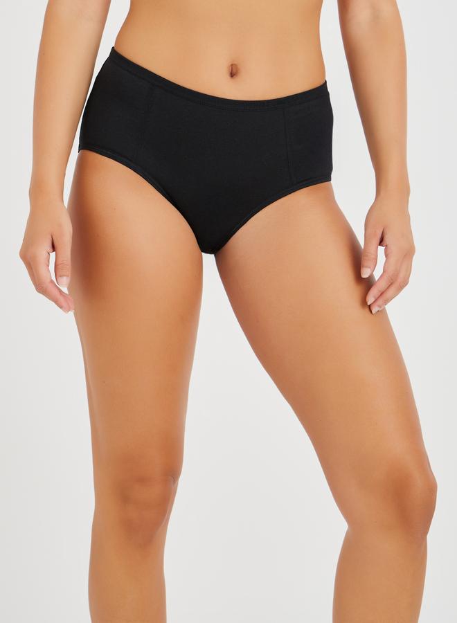 ستايلي ستيلا عبوة من 3 - سراويل داخلية قطنية سادة كاملة - Image 2