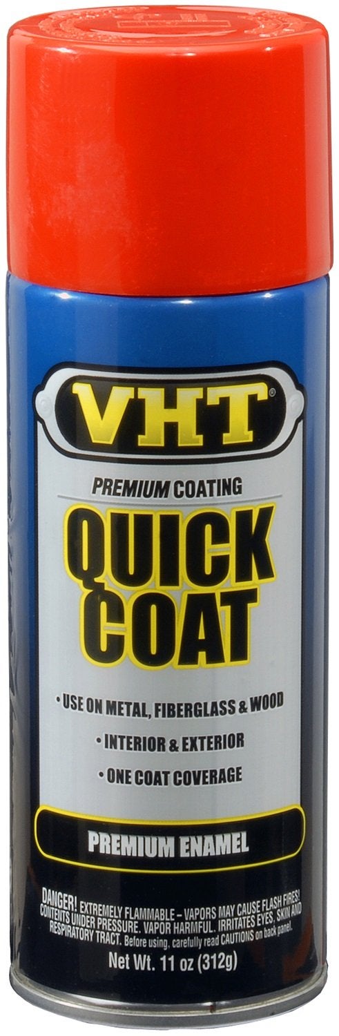 VHT ESP504007 Quick Coat Gloss Black Acrylic Enamel Can - 11 oz. - Image 4