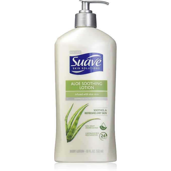 Suave Body Lotion - Soothing with Aloe - 18 oz - 2 pk - Image 1