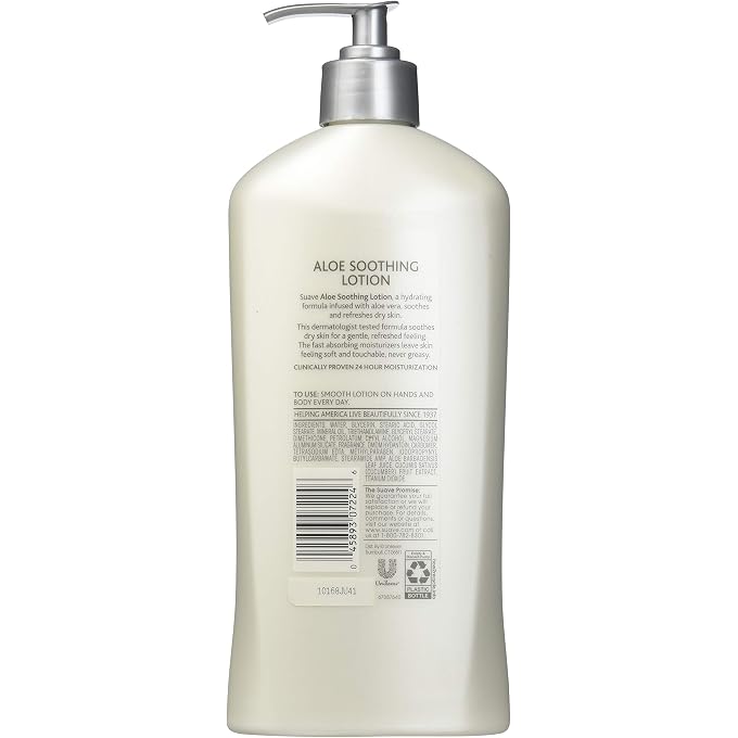 Suave Body Lotion - Soothing with Aloe - 18 oz - 2 pk - Image 2