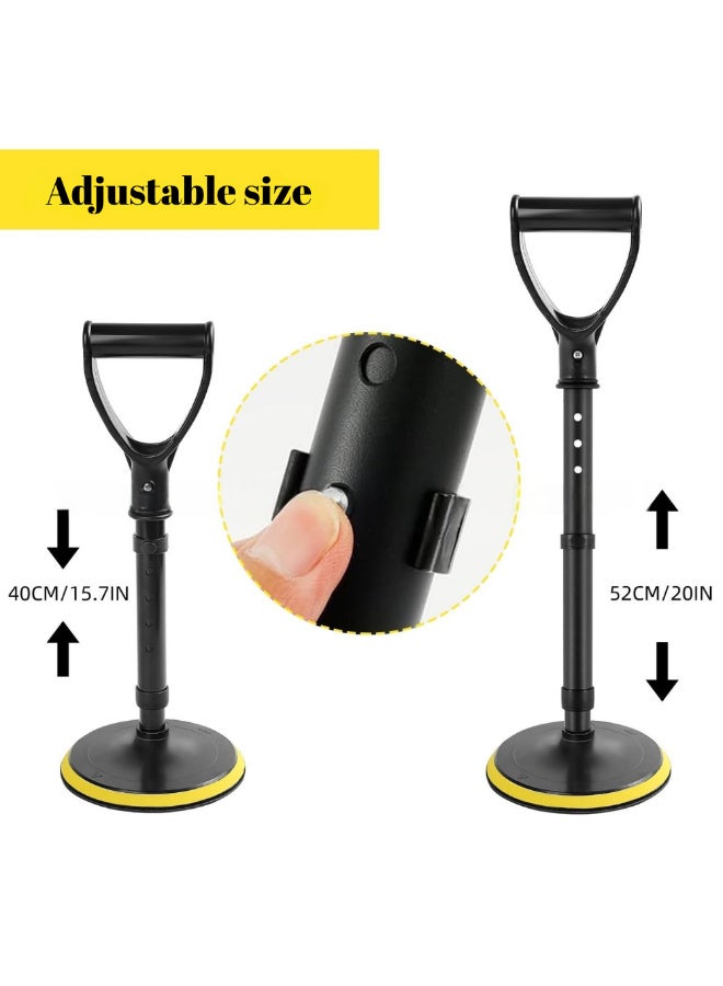 McDou Adjustable Mobility Aid Tool, 5 Level Height Standing Assist Device with 7 - Inch Stable Base, Ideal Mobility Aids Tool for Elderly Indoor Lift Support - Image 5