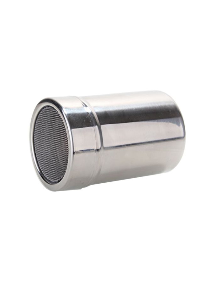 Stainless Steel Coffee Sifter Lid Shaker Silver 350ml - Image 2