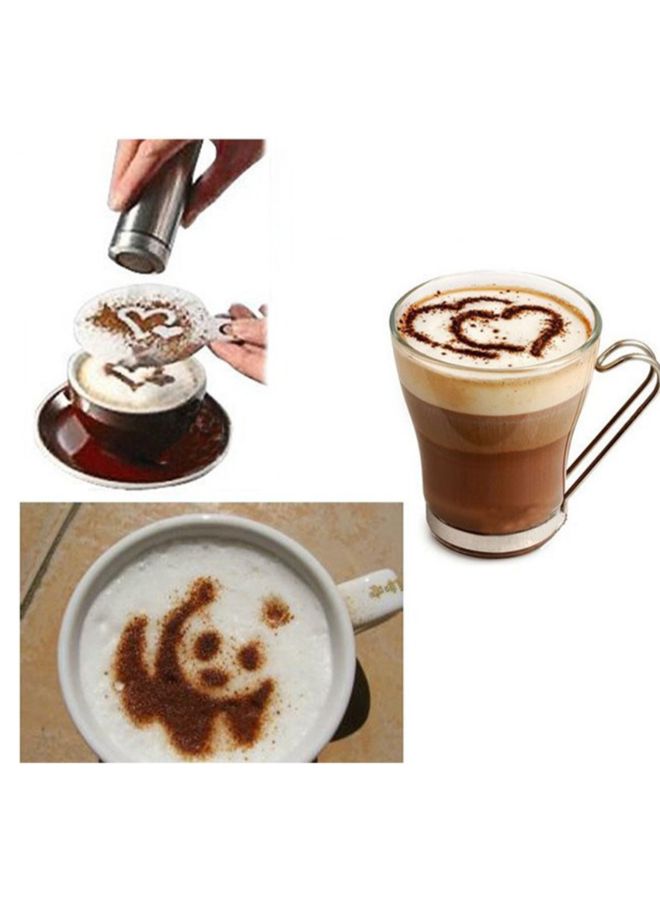 Stainless Steel Coffee Sifter Lid Shaker Silver 350ml - Image 5