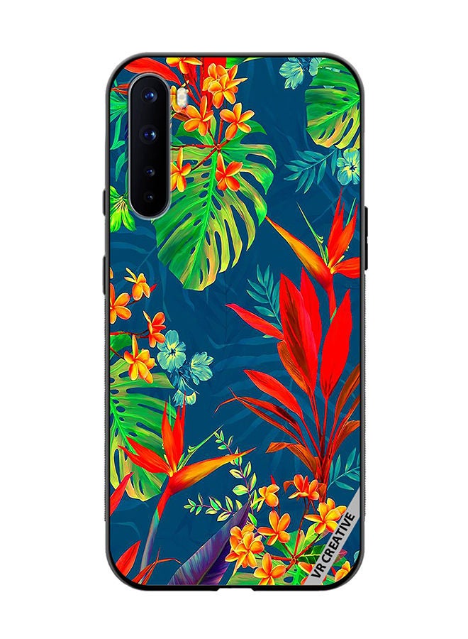 VR CREATIVE Protective Case Cover For OnePlus Nord Flower Design Multicolour - Image 1