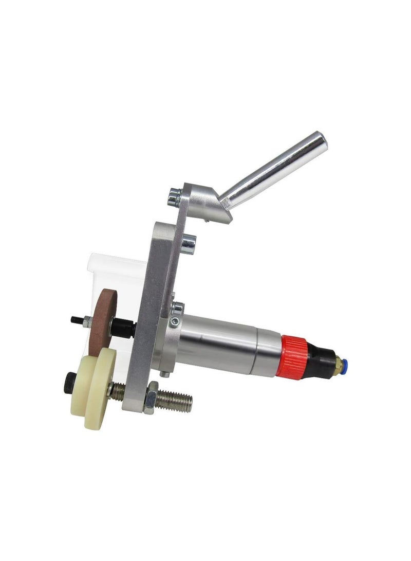 silvercnc Handheld Low-E Glass Coating Edge Deletion Tool w/ 60mm Wheel Glass Coating Removing Machine Pneumatic Glass Edge Film Remover  - Image 2