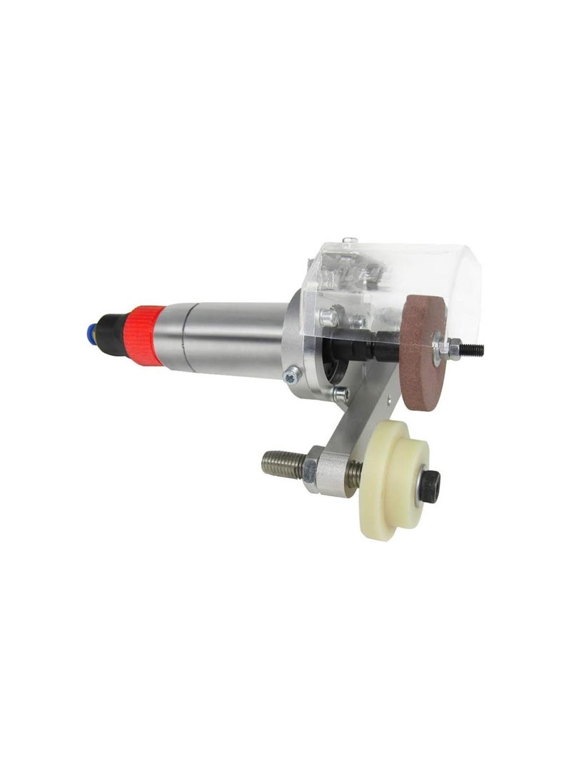 silvercnc Handheld Low-E Glass Coating Edge Deletion Tool w/ 60mm Wheel Glass Coating Removing Machine Pneumatic Glass Edge Film Remover  - Image 1