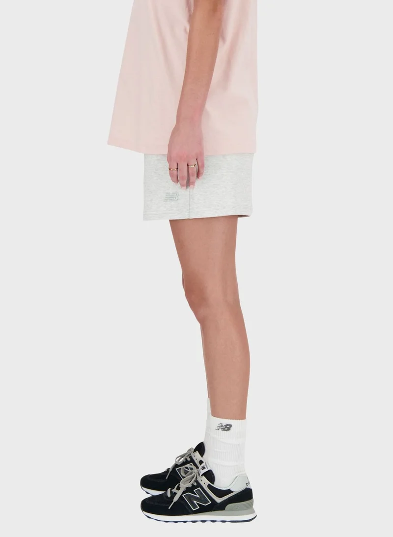New Balance Logo French Terry Athletics Shorts