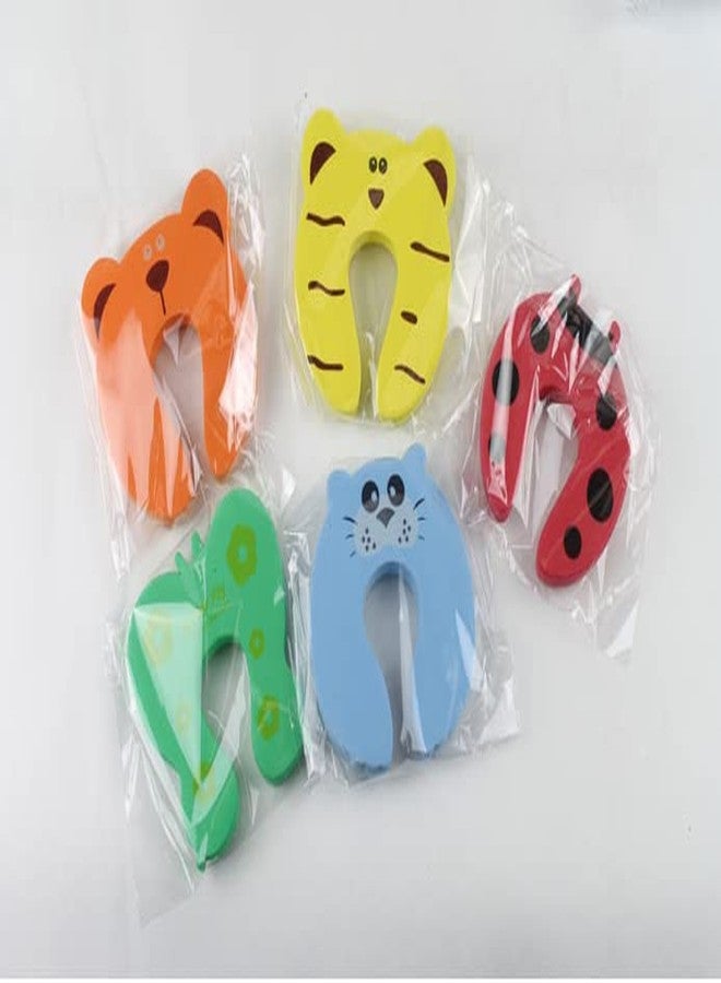 Mockery 8Pcs Finger Pinch Guard, Cartoon Animal Door Stop Soft Foam Cushion Door Finger Protector, Cartoon Animal Door Stopper Cushion for Baby Children Finger Pinch Guard Cushion (Random Pattern) - Image 4